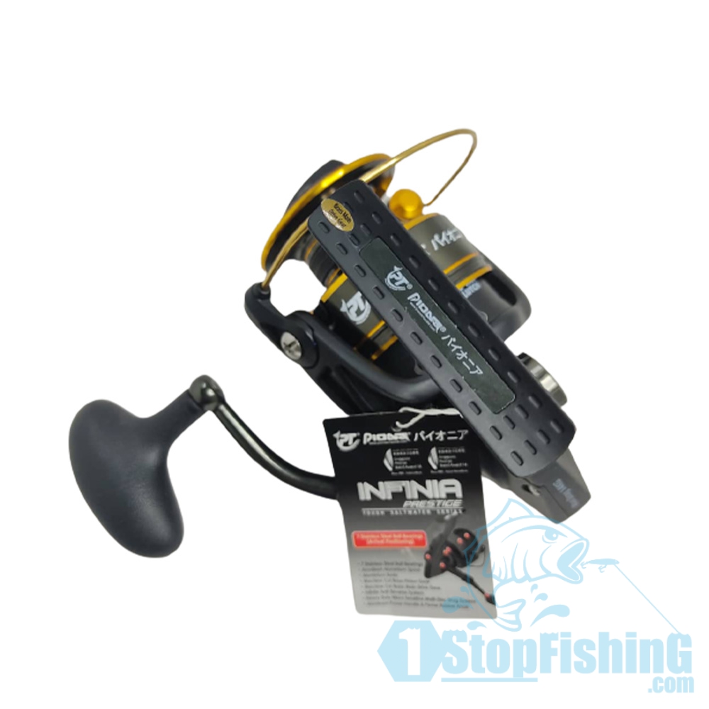 Reel Pioneer Infinia Saltwater Spinning Stopfishing