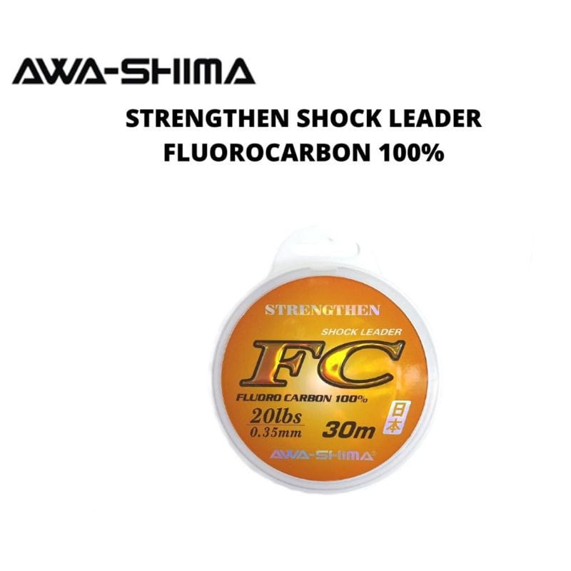 LEADER, AWA SHIMA STRENGTHEN F.C SHOCK LEADER (30m) - 1StopFishing