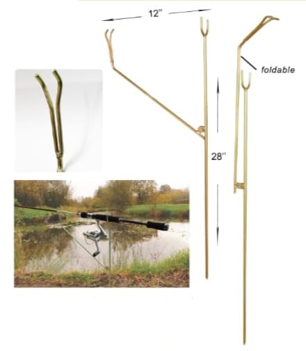 U/Y FISHING ROD STAND (RS0621-GOLD)