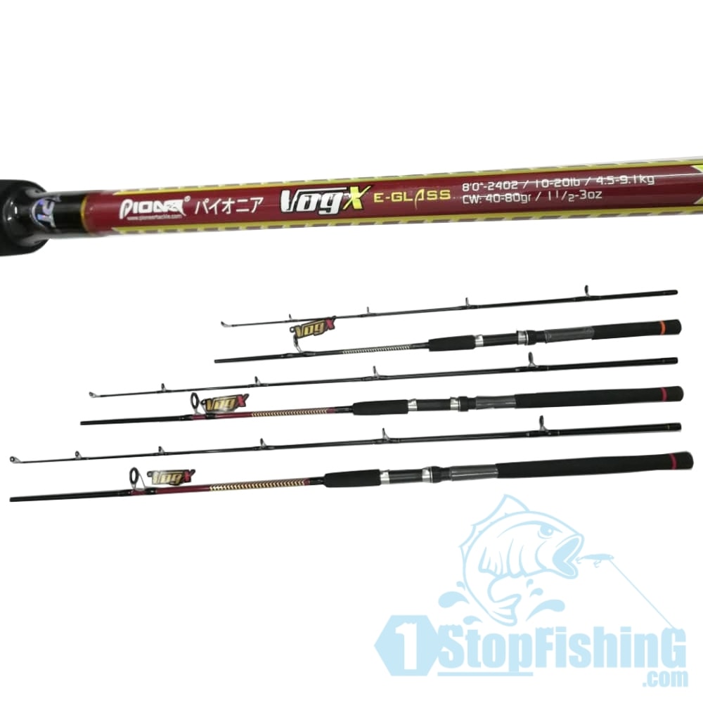 PIONEER VOGX E-GLASS SPINNING ROD