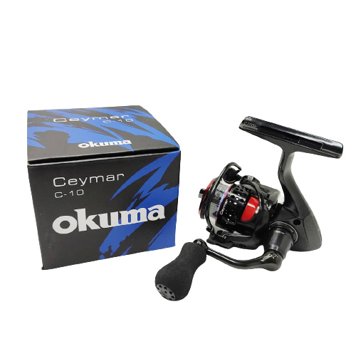 okuma ceymar spinning reel size 10 - 5lb max drag pressure 釣り