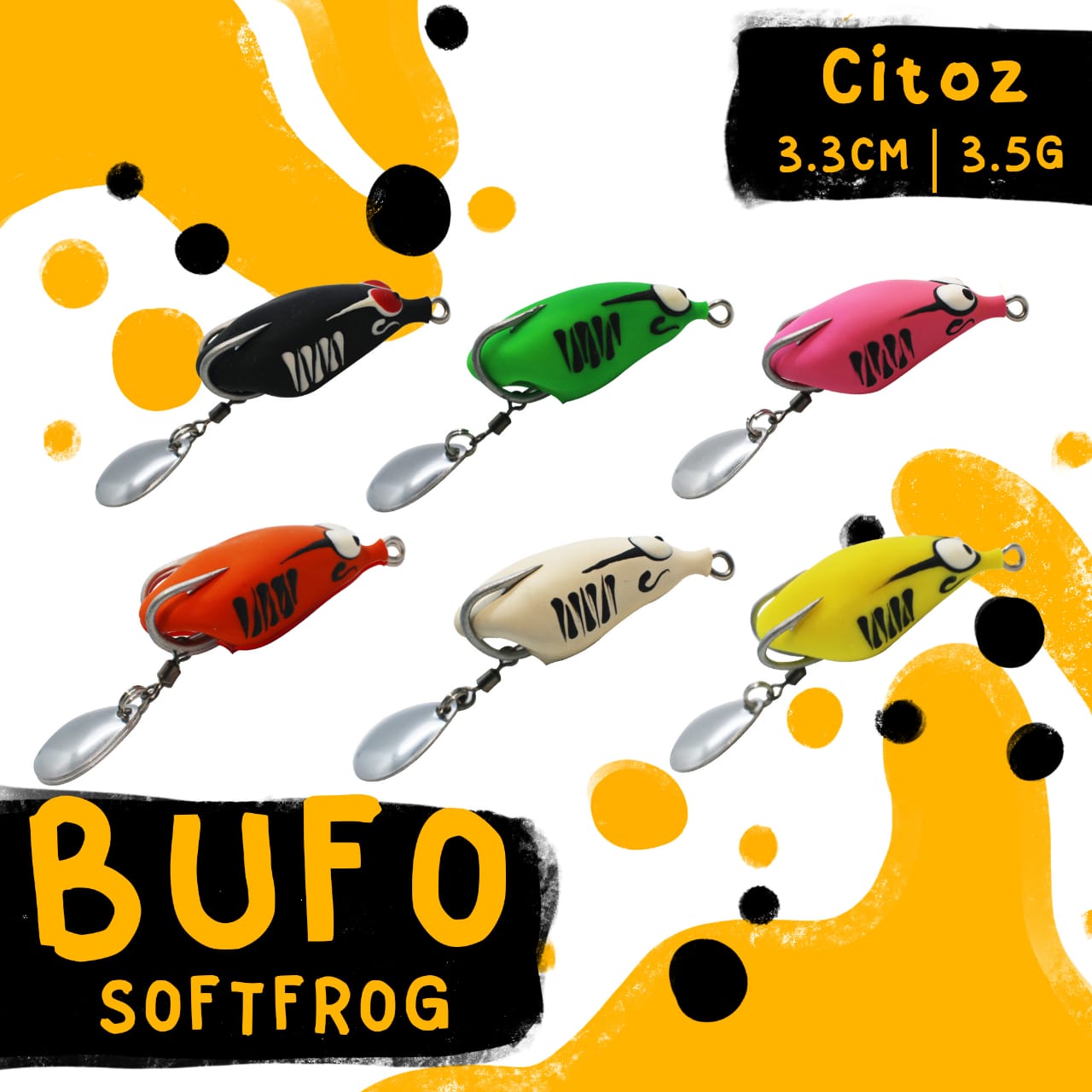 SOFT FROG, BUFO CITOZ 3.3cm/3.5g - 1StopFishing