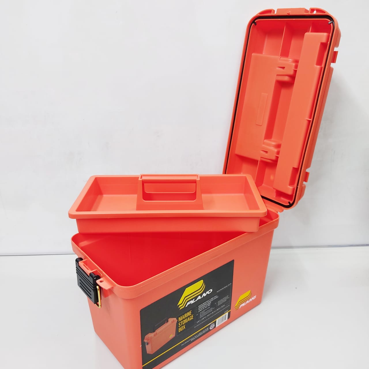 Plano Deep Emergency Dry Storage Supply Box w/Tray - Orange