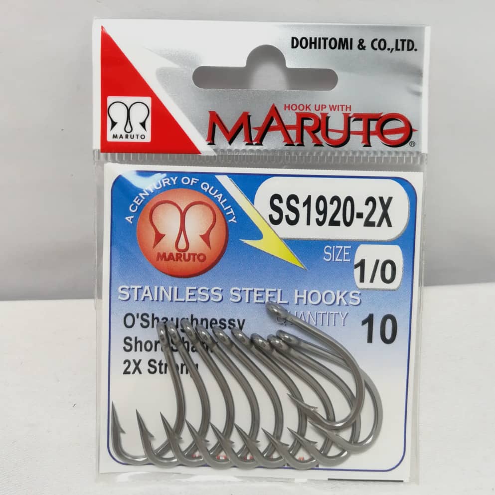 HOOK, MARUTO STAINLESS STEEL O'SHAUGHNESSY (SS1920-2X)