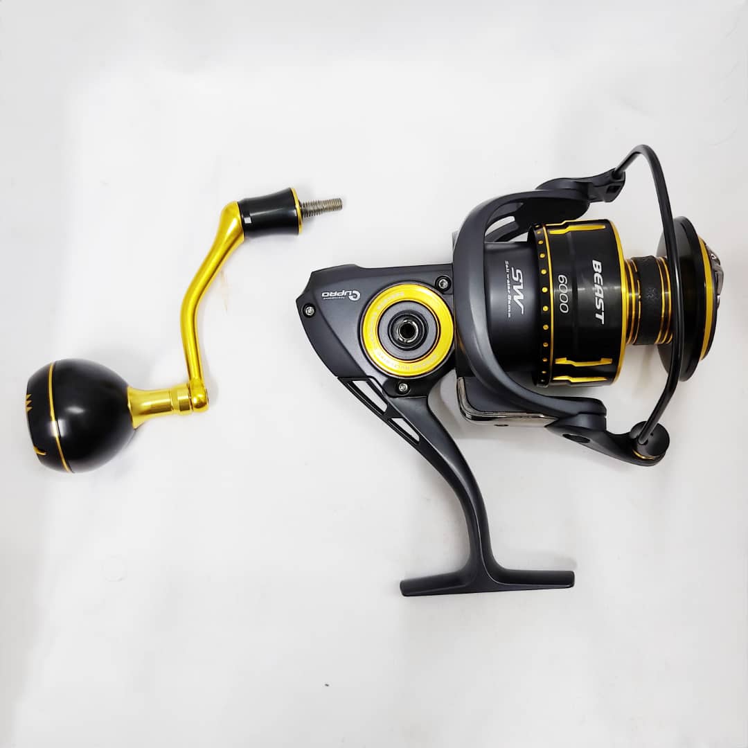 Eupro Beast 4000 5000 6000 Saltwater Metal Body Spinning Reel Max Drag  15kgs