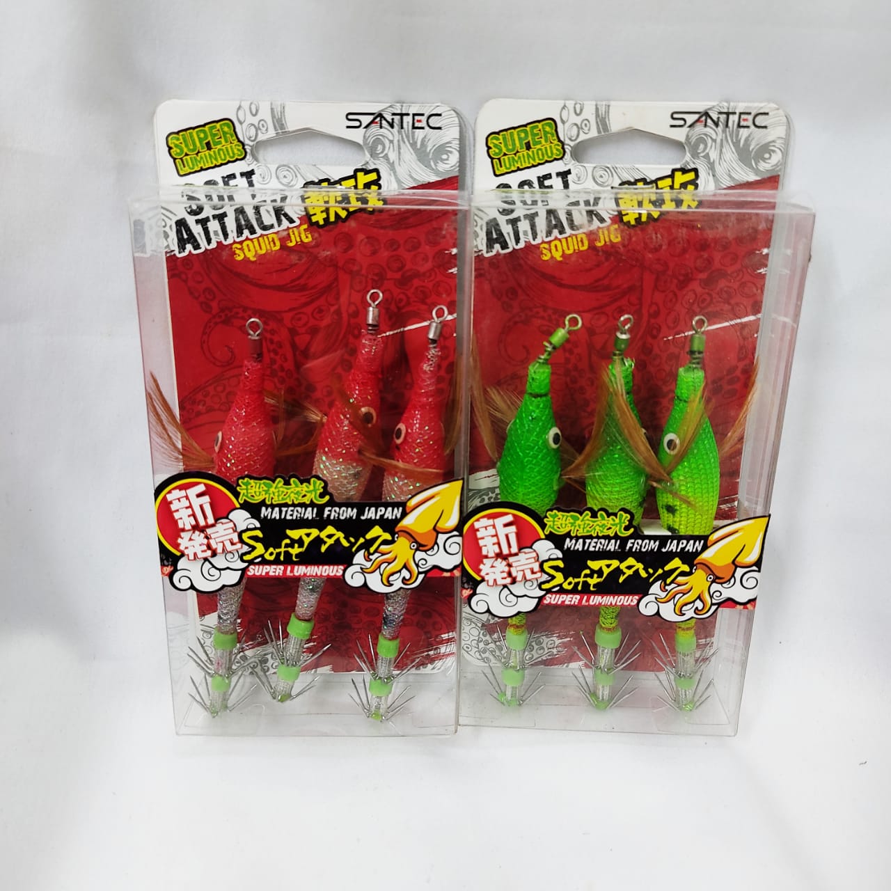 SQUID JIG, SANTEC SOFT ATTACK #3.0/10.5CM (3PCS/PACK)