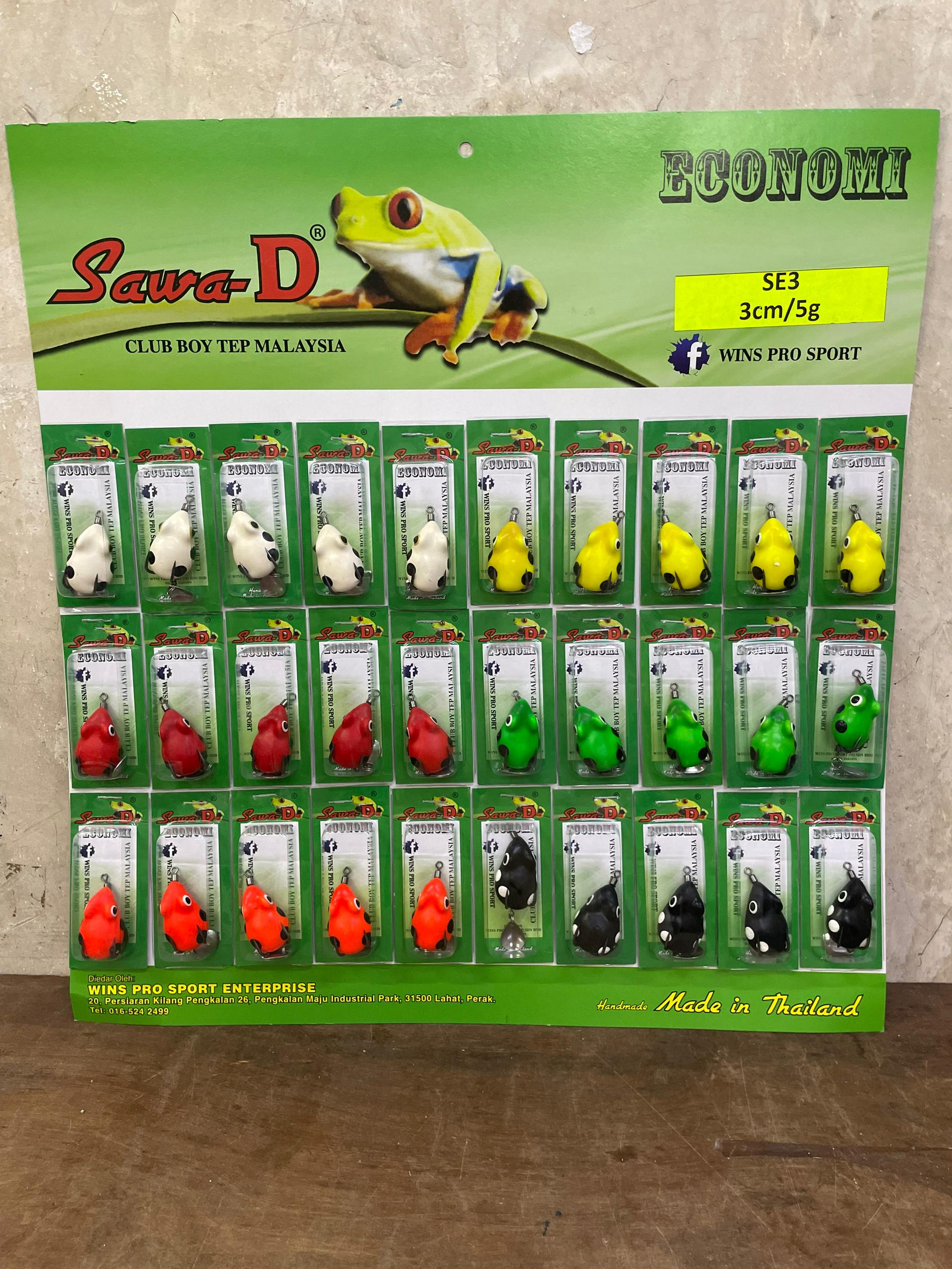 FROG, SAWA-D ECONOMI MINI FROG 1 PAPAN 3CM/5G (SE3)
