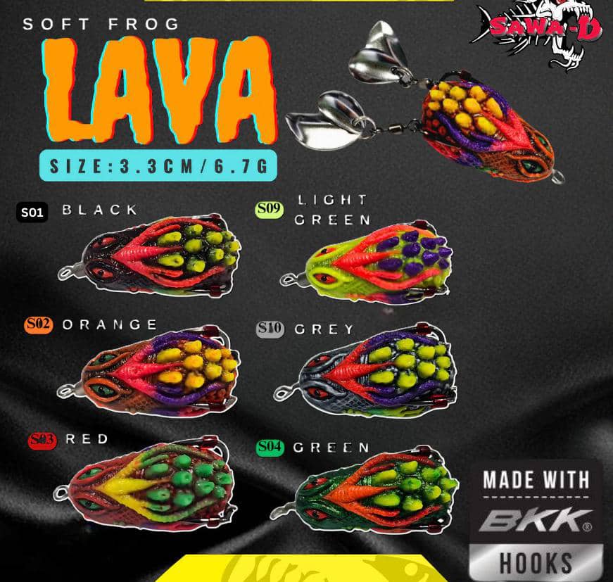 SAWA-D LAVA FROG 3.3CM/6.7G