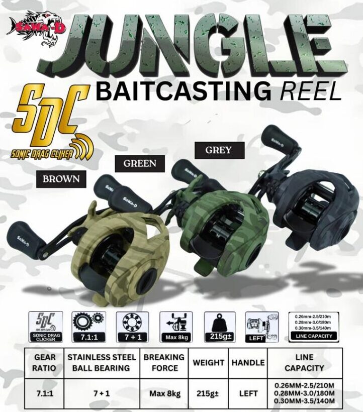 REEL, SAWA-D JUNGLE BAITCASTING