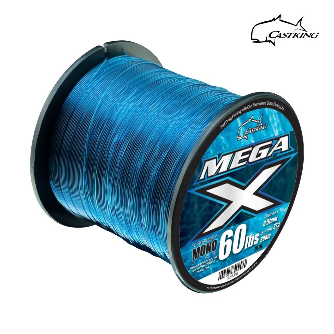 LINE, CASTKING MEGA-X MONO LINE (BLUE)