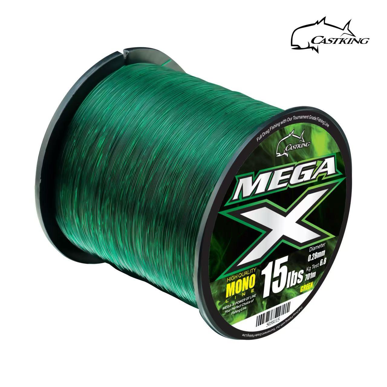 LINE, CASTKING MEGA-X MONO LINE (GREEN)