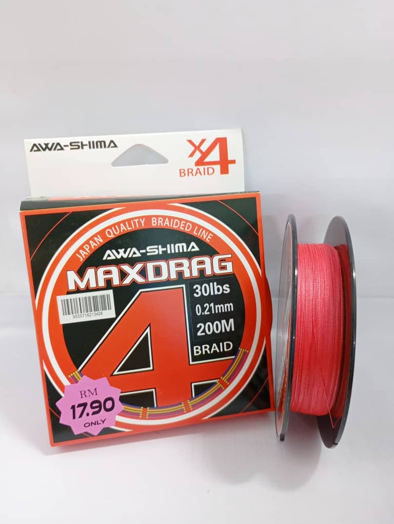 LINE, AWA-SHIMA MAX DRAG X4 BRAIDED